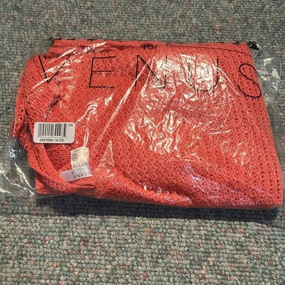 Women's Coral Knit Sweater NWT size 1X - Picture 10 of 10